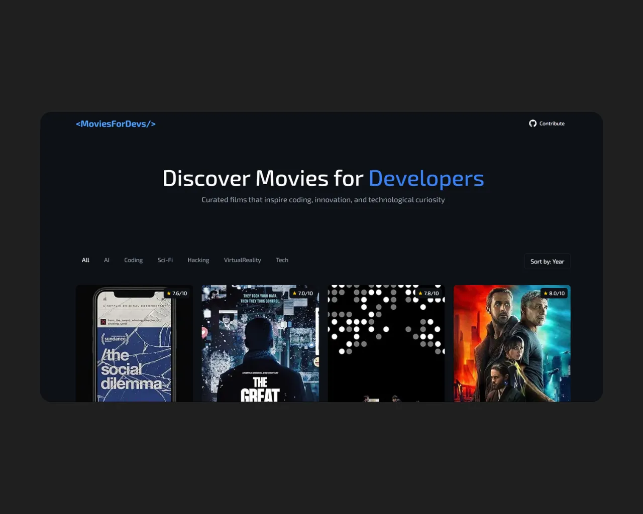 Movies Recommendation Website